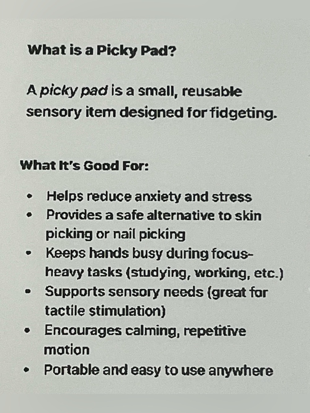 Picky Pad High Quality Silicone Loaded with Beads Gems Relieve Stress Anxiety - Picture 15 of 16